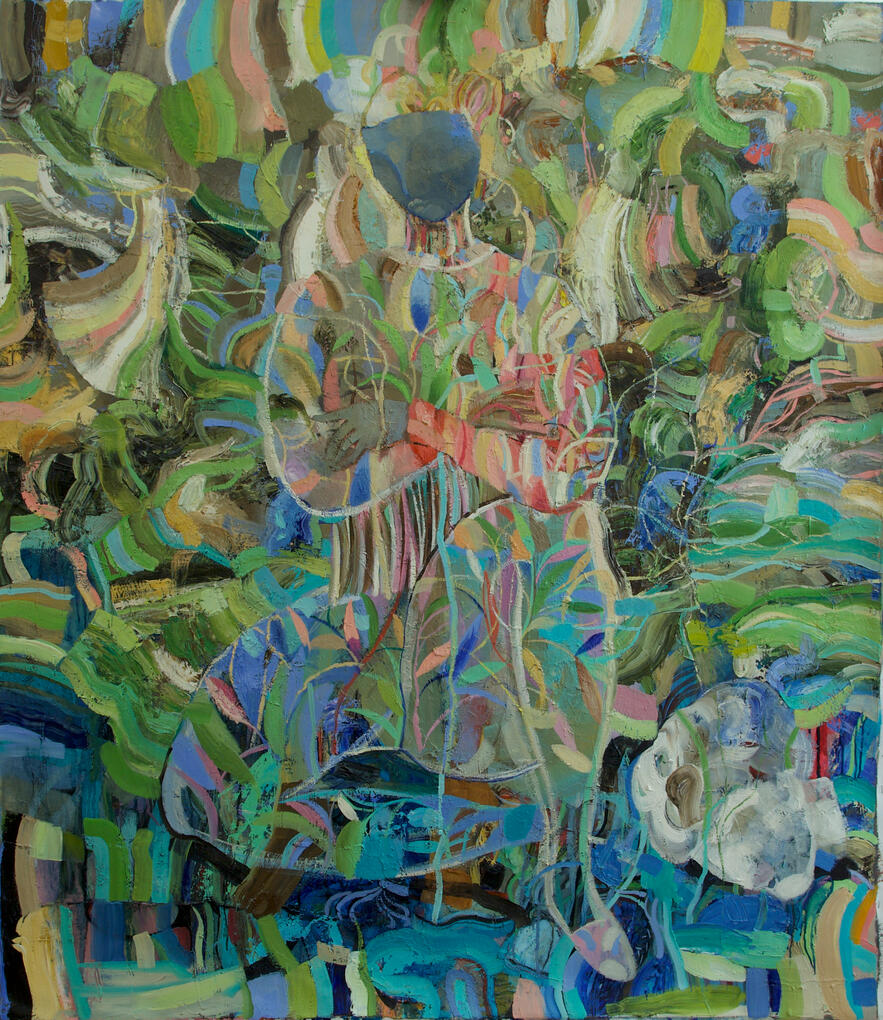 Barbarian Song, 2018 Oil on canvas, 130 × 150 cm