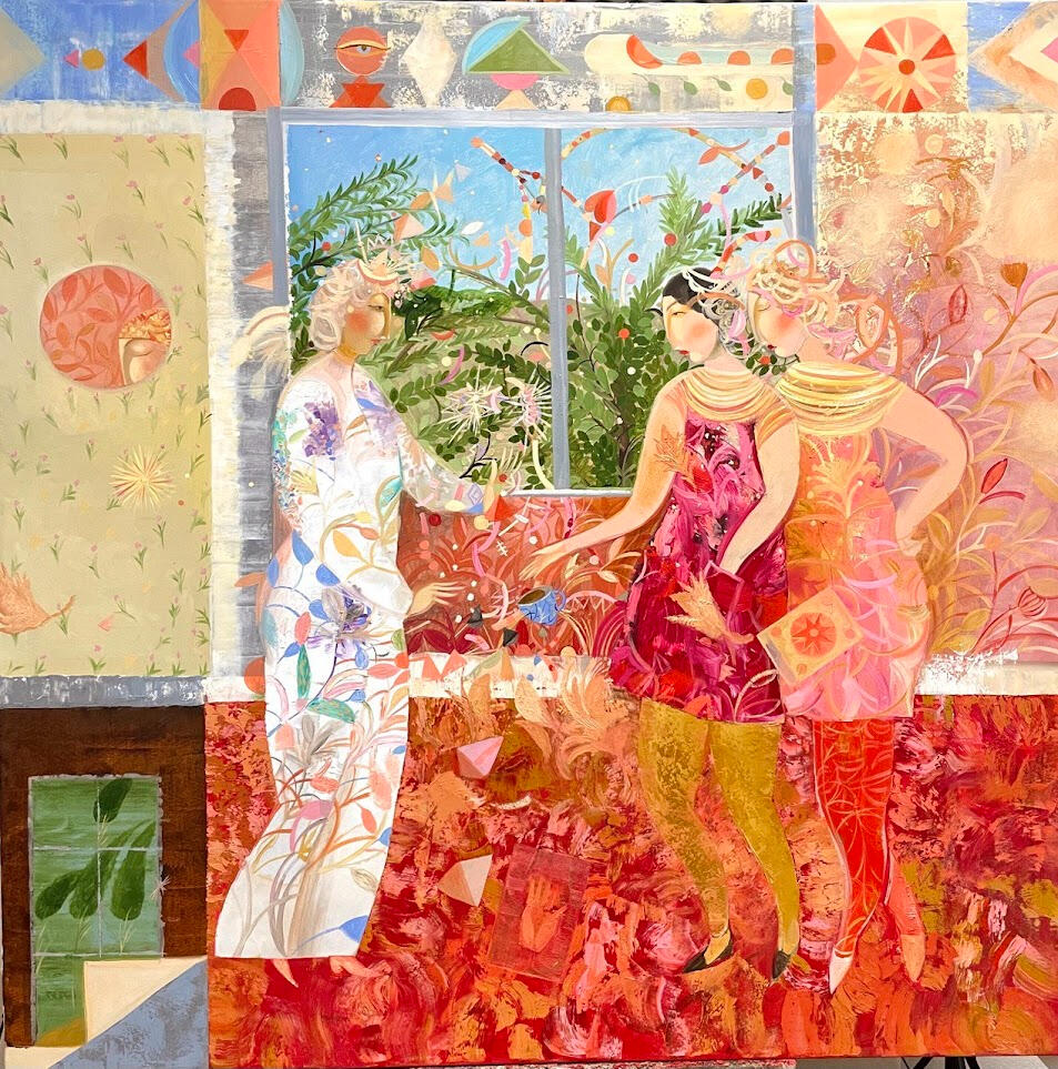 Magic Day 130x130 2023 Oil on Canvas